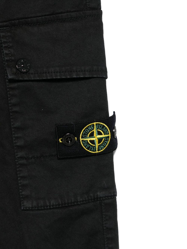 Pantalone nero per bambino 63100008S0198 V0129 Stone Island Kids 