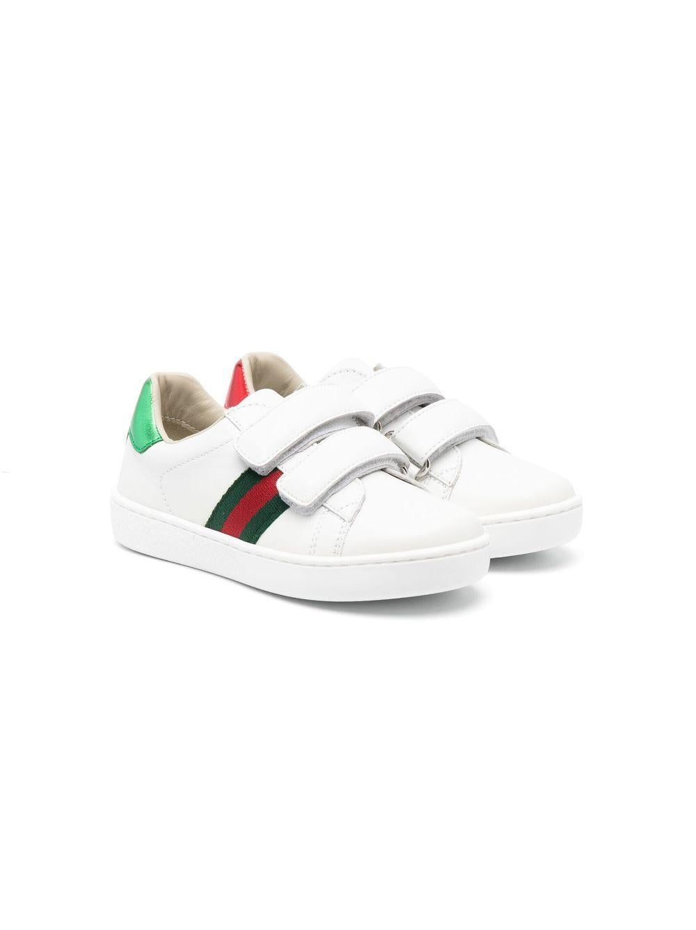 Sneakers bianche per bambino 455447CPWP0 9085 Gucci Kids 