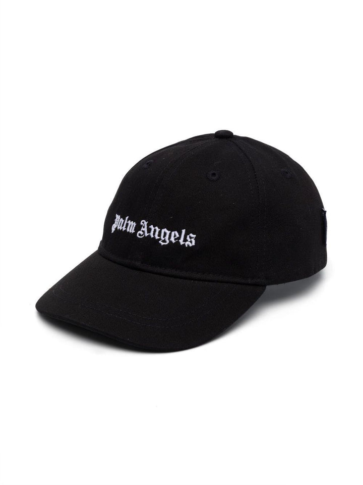 Cappello nero per bambino con logo