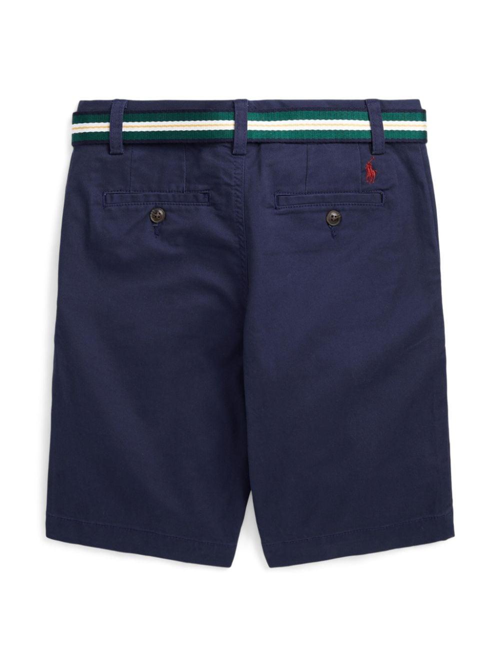 Bermuda blu per bambino con logo