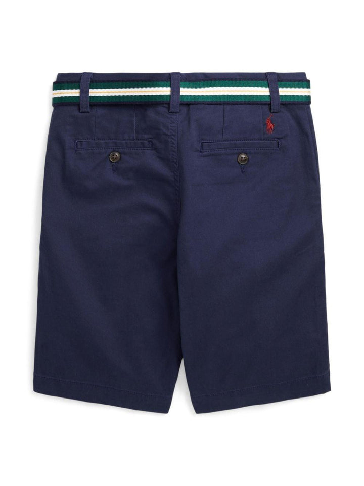 Bermuda blu per bambino con logo