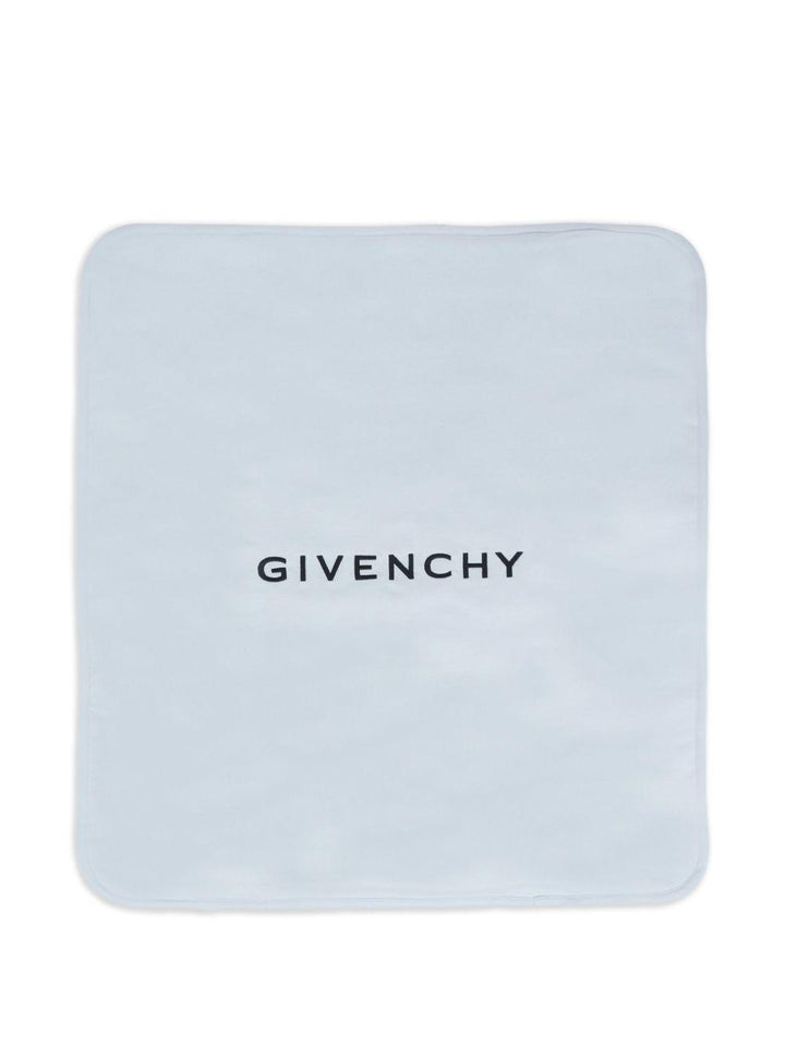 Coperta azzurra per neonato H30853 771 Givenchy Kids 