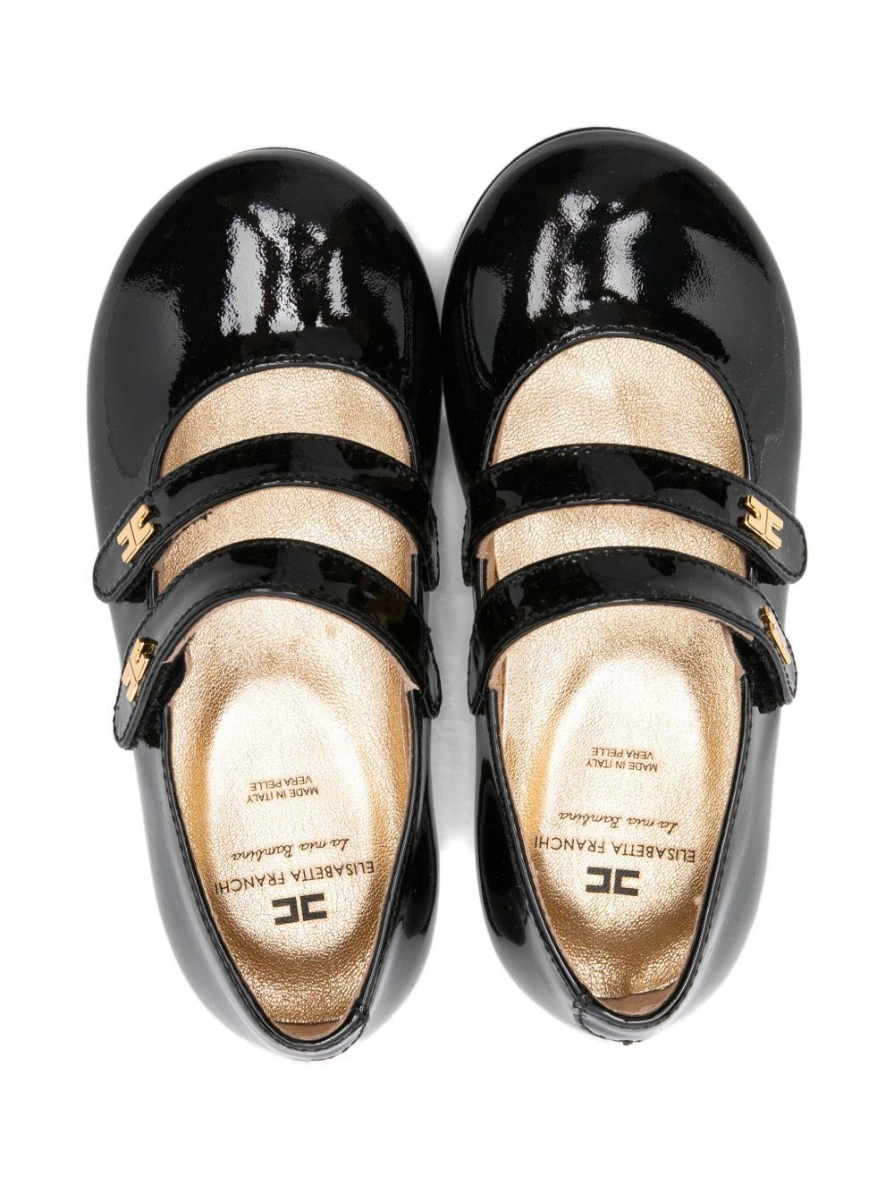Sandali nere per neonata F1A3E03220286930 930 Elisabetta Franchi Kids 