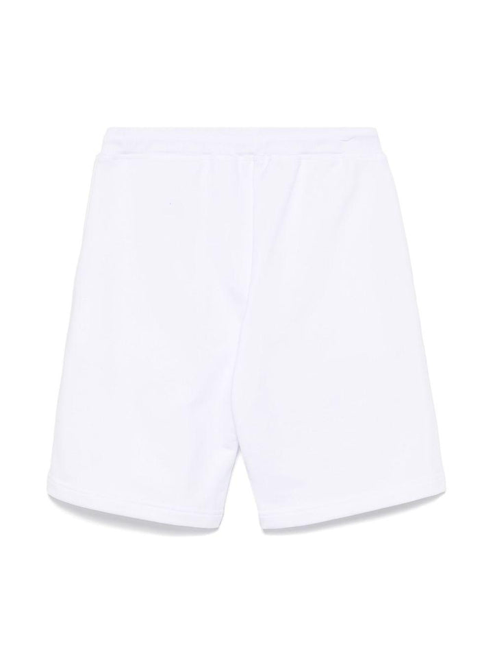 White Bermuda shorts for children