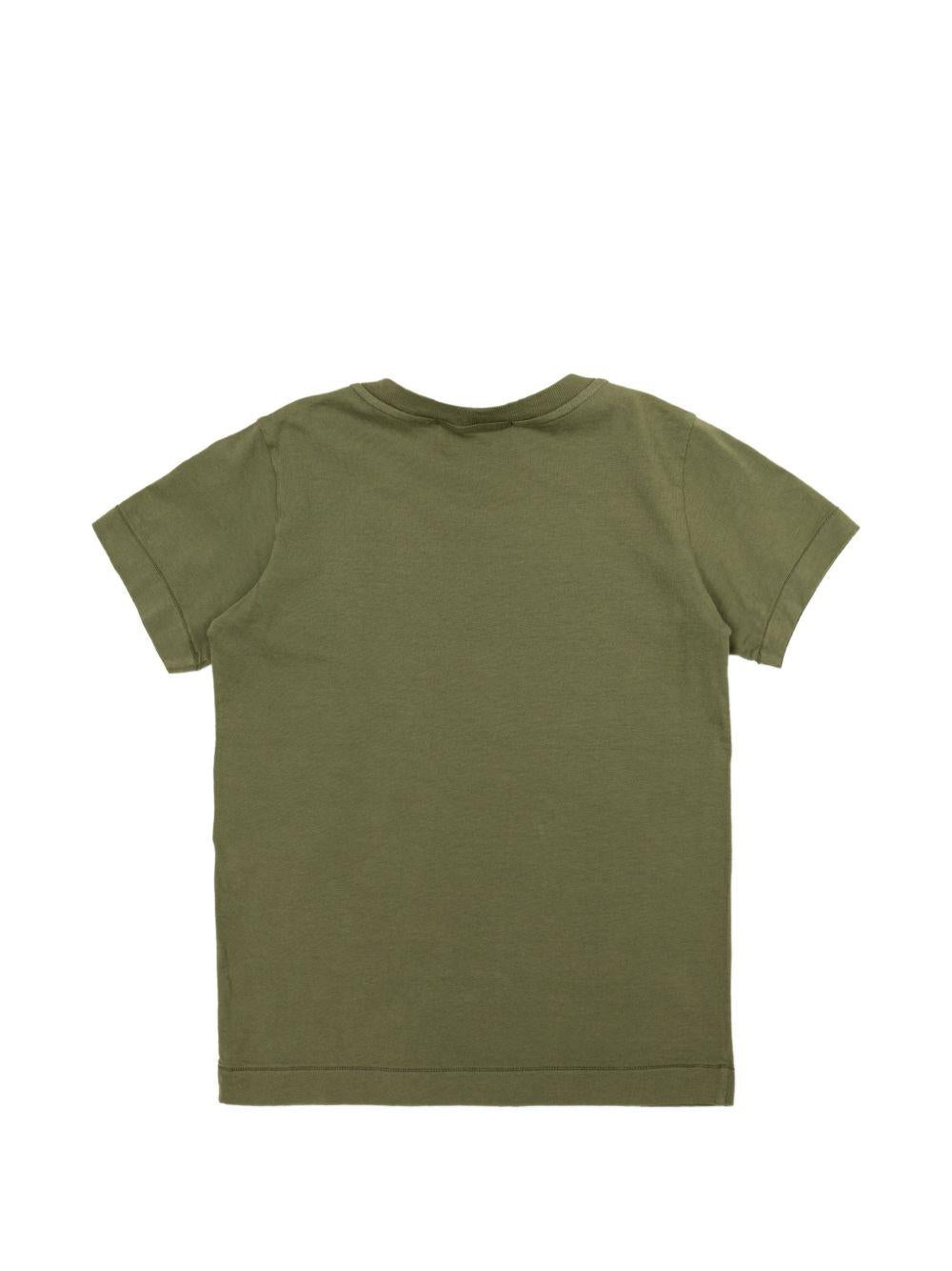 T-shirt verde per bambino 62100003S0047 V005G Stone Island Kids 