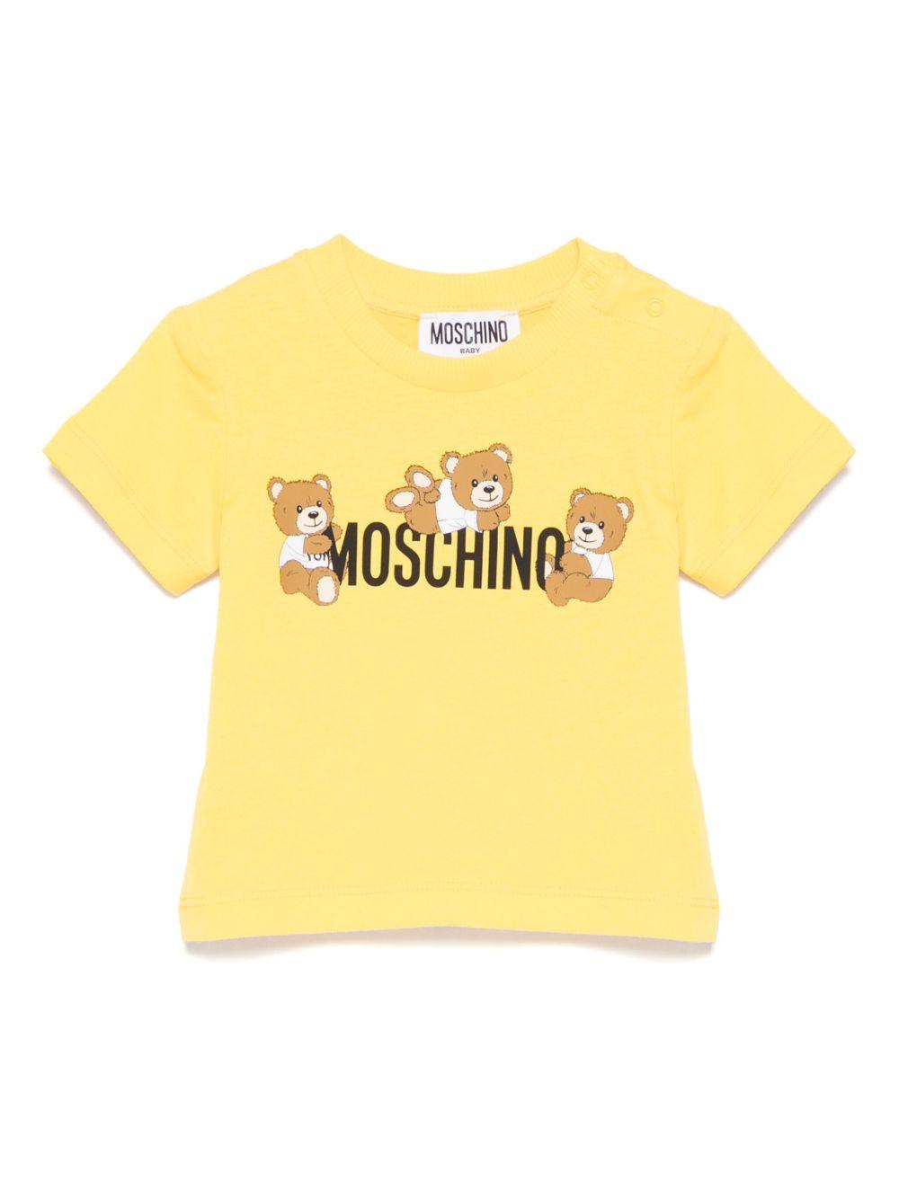 T-shirt gialla per neonato