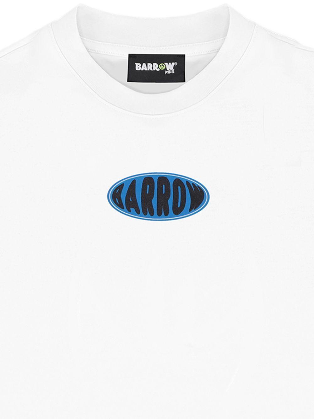 T-shirt bianco per bambino S6BKJUTH074 002 Barrow Kids 