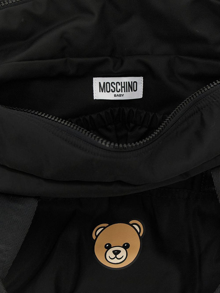 Borsa mamma nera MUX05WL3A89 60100 Moschino Kids 