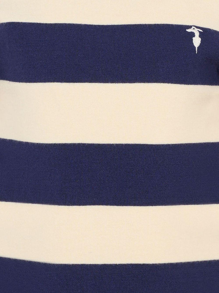 Maglione blu/crema per bambino TBA25054MA PEA Trussardi Kids 