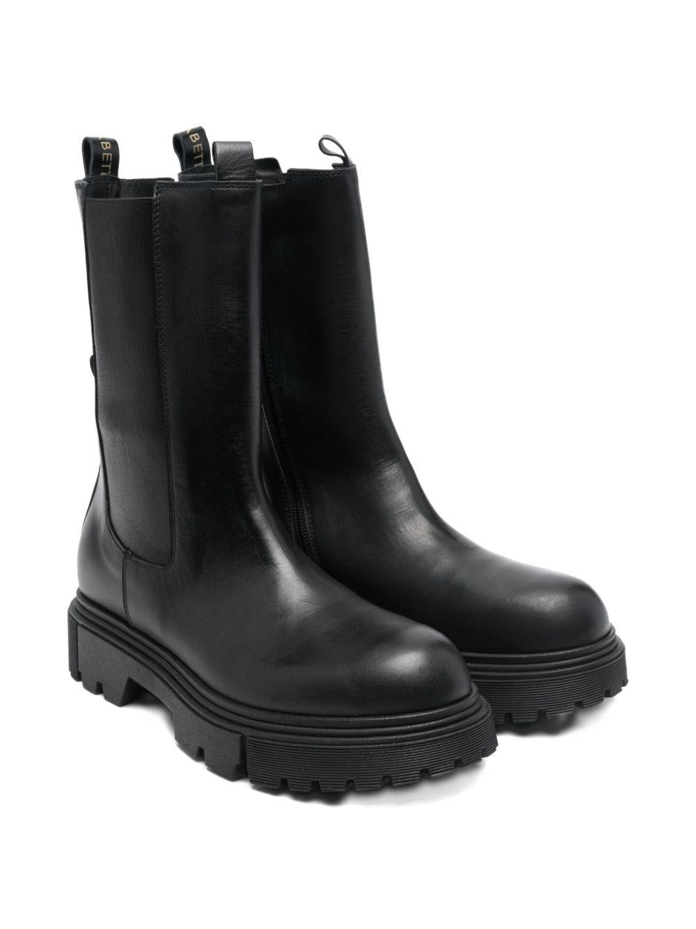 Stivale nero per bambina F4A5E04161251930 930 Elisabetta Franchi Kids 