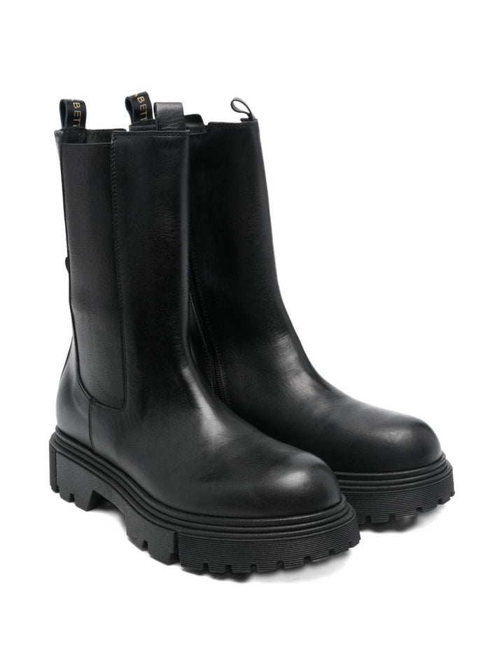 Stivale nero per bambina F4A5E04161251930 930 Elisabetta Franchi Kids 