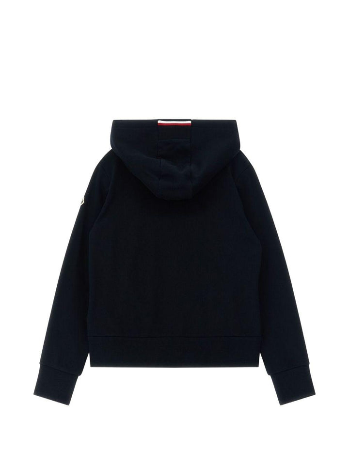 Felpa blu navy per bambino 9548G0000189AKM 778 Moncler Kids 
