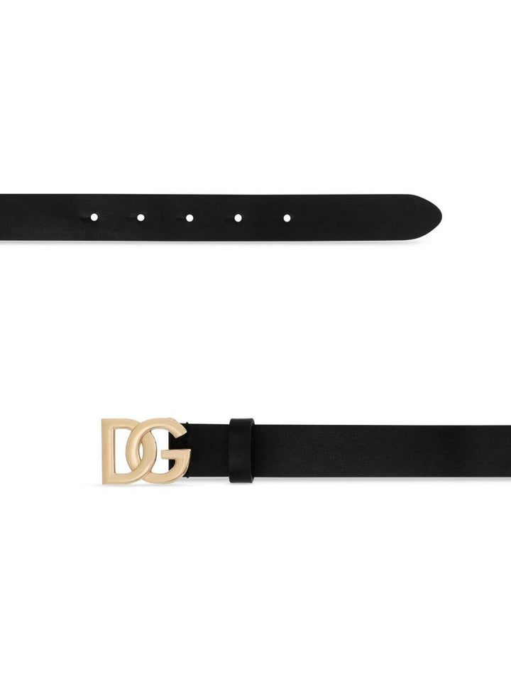 Cintura nera per bambina EE0068A1065 80999 Dolce & Gabbana Kids 