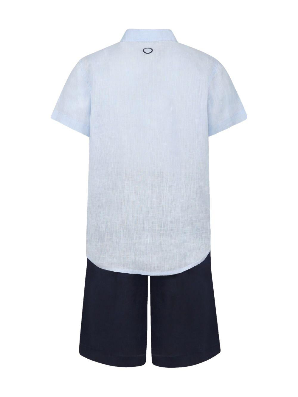 Completo azzurro/blu navy per bambino