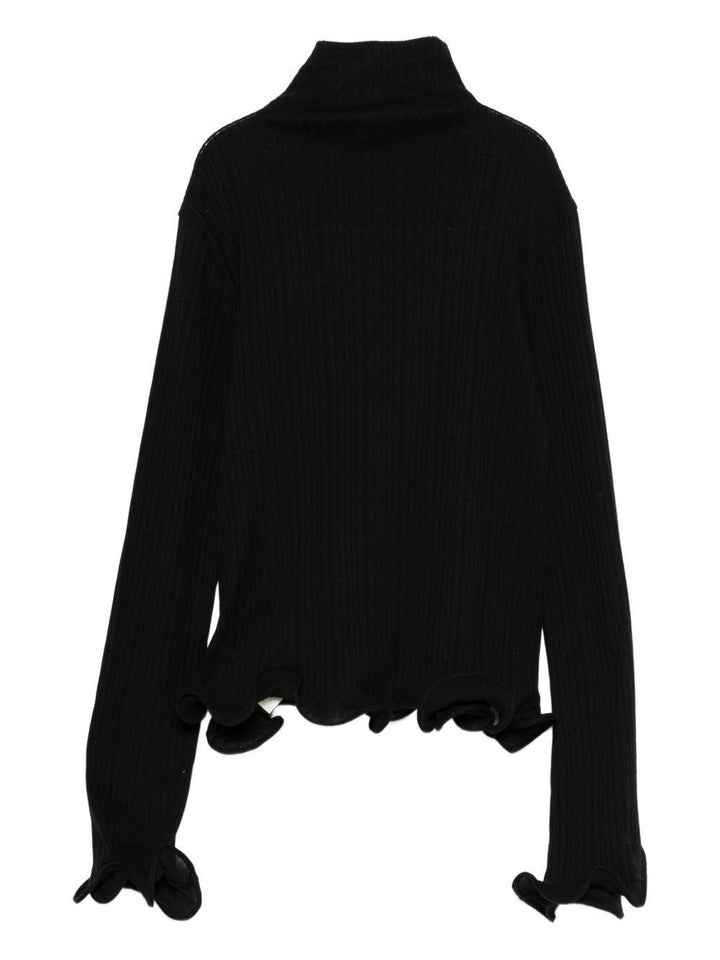 T-shirt nero per bambina JFI389AYMI F0GME Fendi Kids 