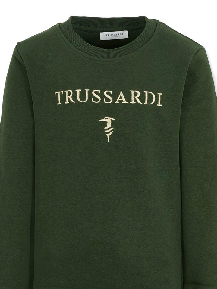 Completo sportivo verde per bambino TBA25008CF PIN Trussardi Kids 