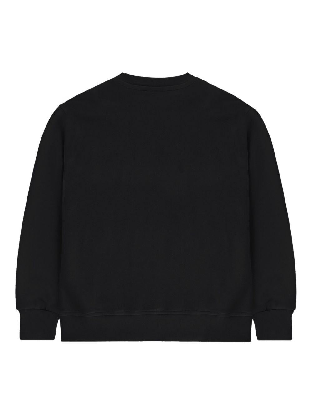Felpa nera per bambino F5BKJUSW237 110 Barrow Kids 