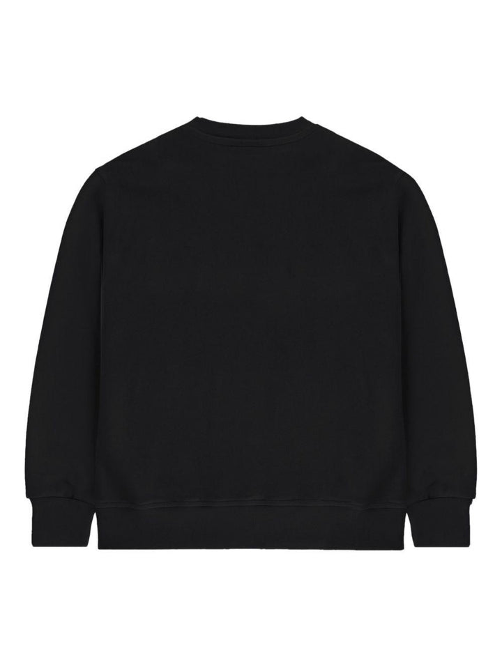 Felpa nera per bambino F5BKJUSW237 110 Barrow Kids 