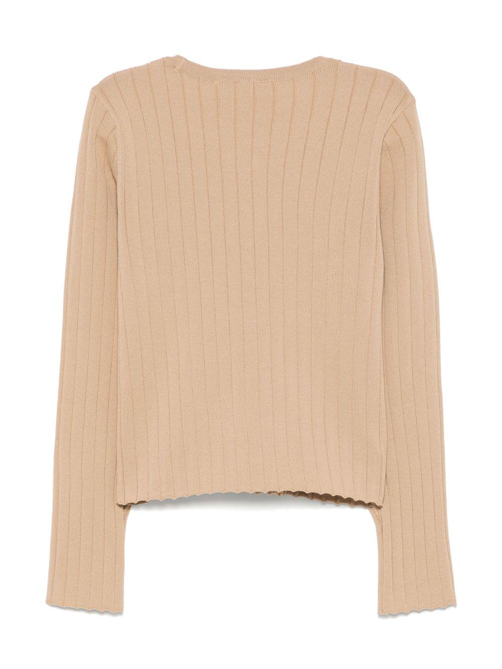 Maglione beige per bambina