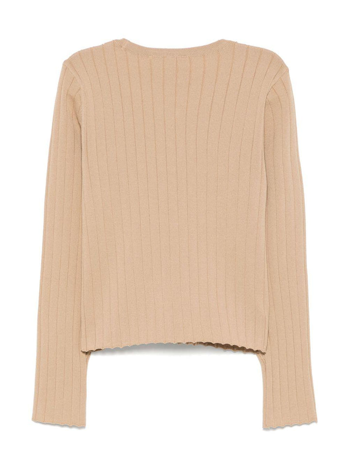 Maglione beige per bambina