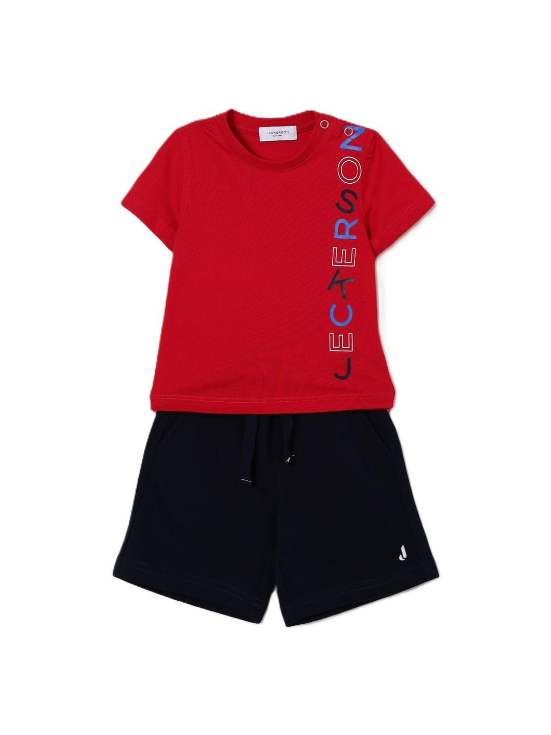 Completo sportivo rosso/blu navy per neonato 398DJMNS25 RE111 Jeckerson Kids 