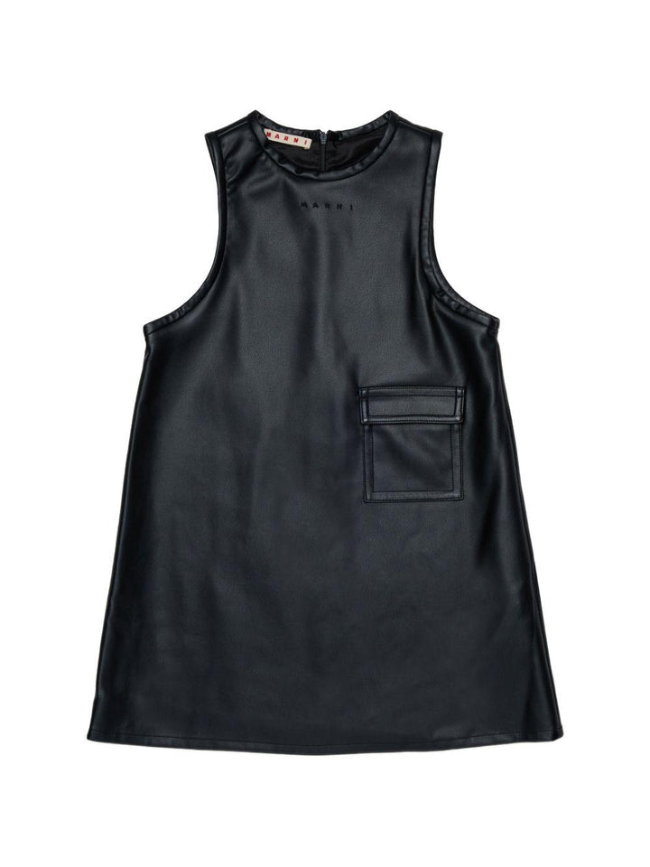 Abito nero per bambina M01849M00W2 0M900 Marni Kids 