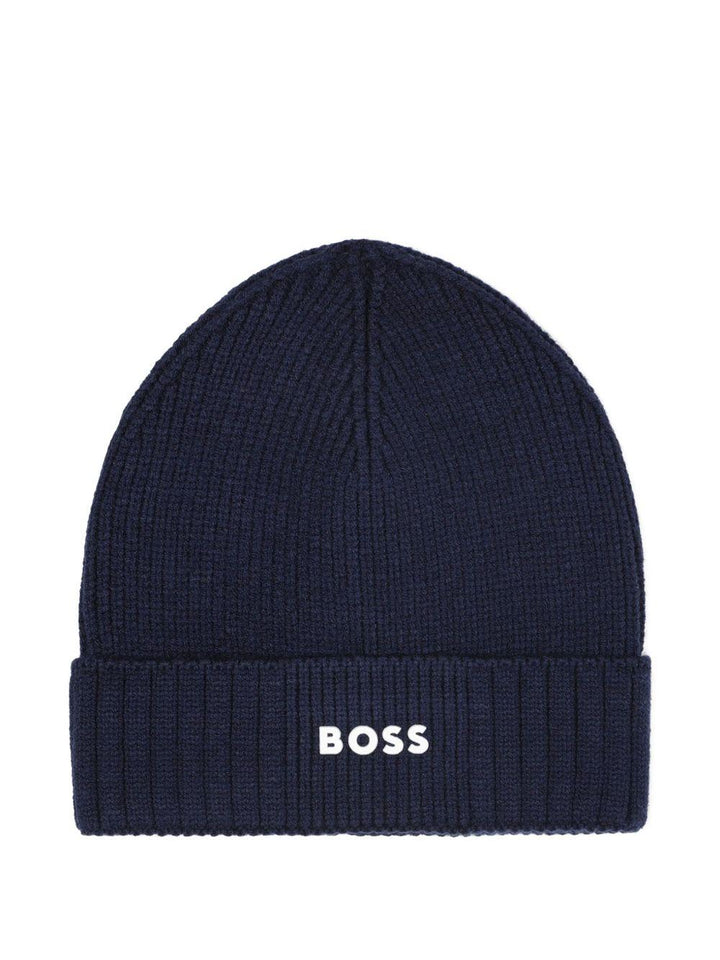 Cappello blu per bambino J52616 849 Boss Kids 