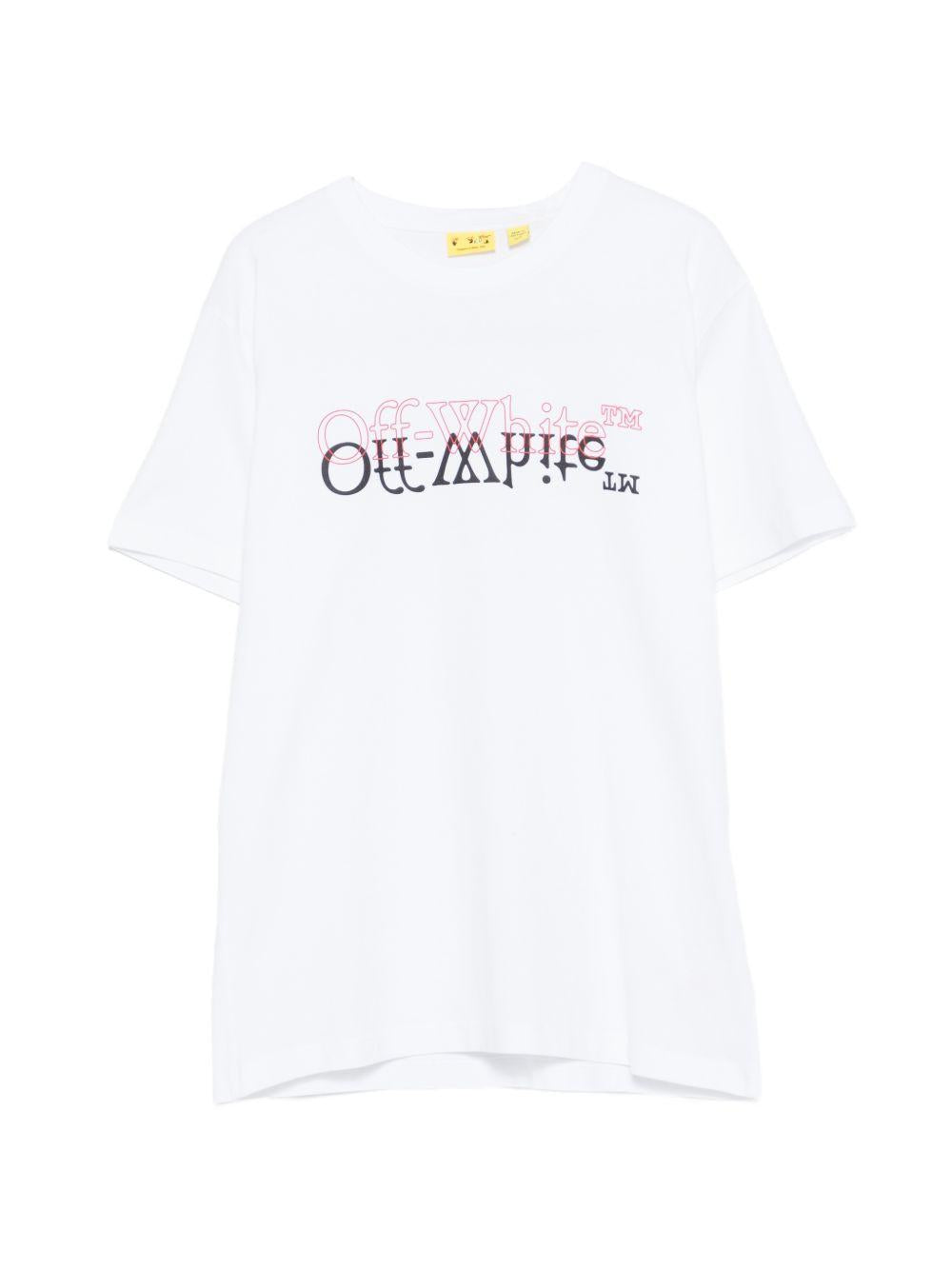 T-shirt bianca per bambino OBAA002S26JER001 1000 Off White Kids 