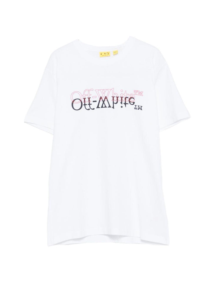 T-shirt bianca per bambino OBAA002S26JER001 1000 Off White Kids 