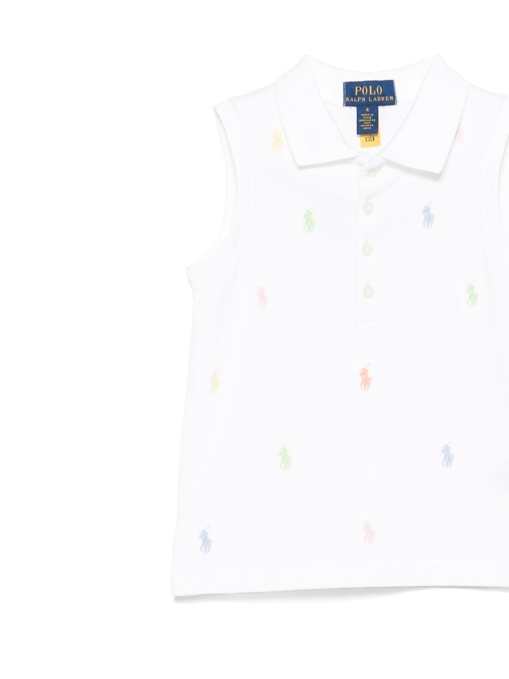 Polo bianco per bambina 312965143 001 Ralph Lauren Kids 