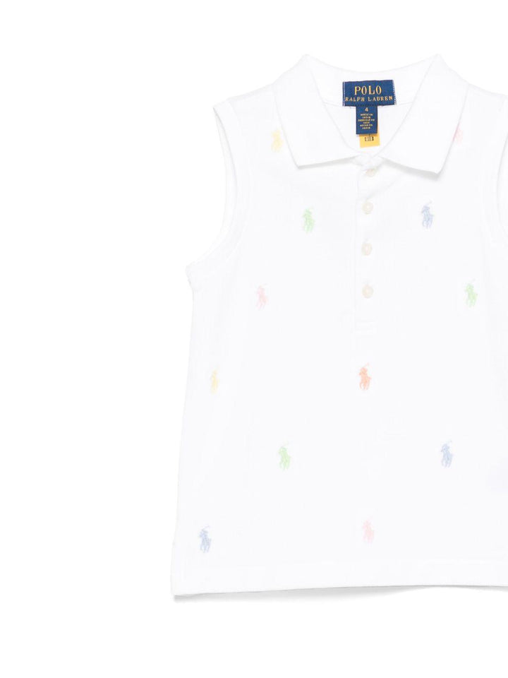 Polo bianco per bambina 312965143 001 Ralph Lauren Kids 