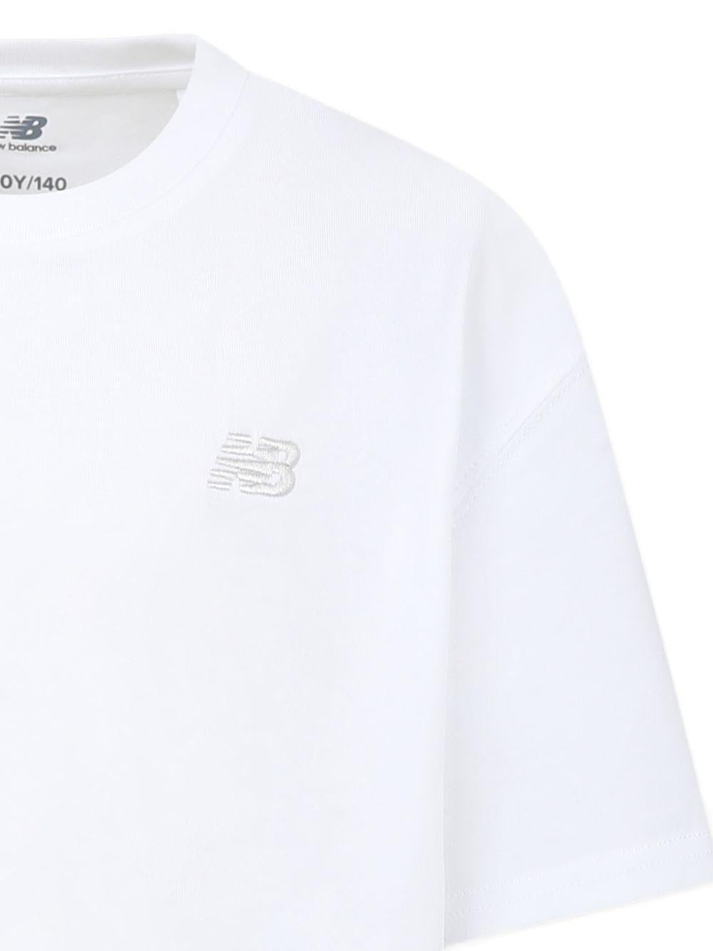 T-shirt bianco per bambino LAKB0001 BWE New Balance Kids 