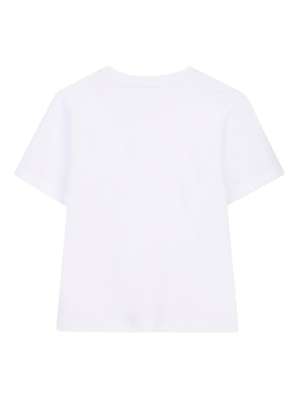 T-shirt bianco per bambina N30335 10P Lanvin Enfant 
