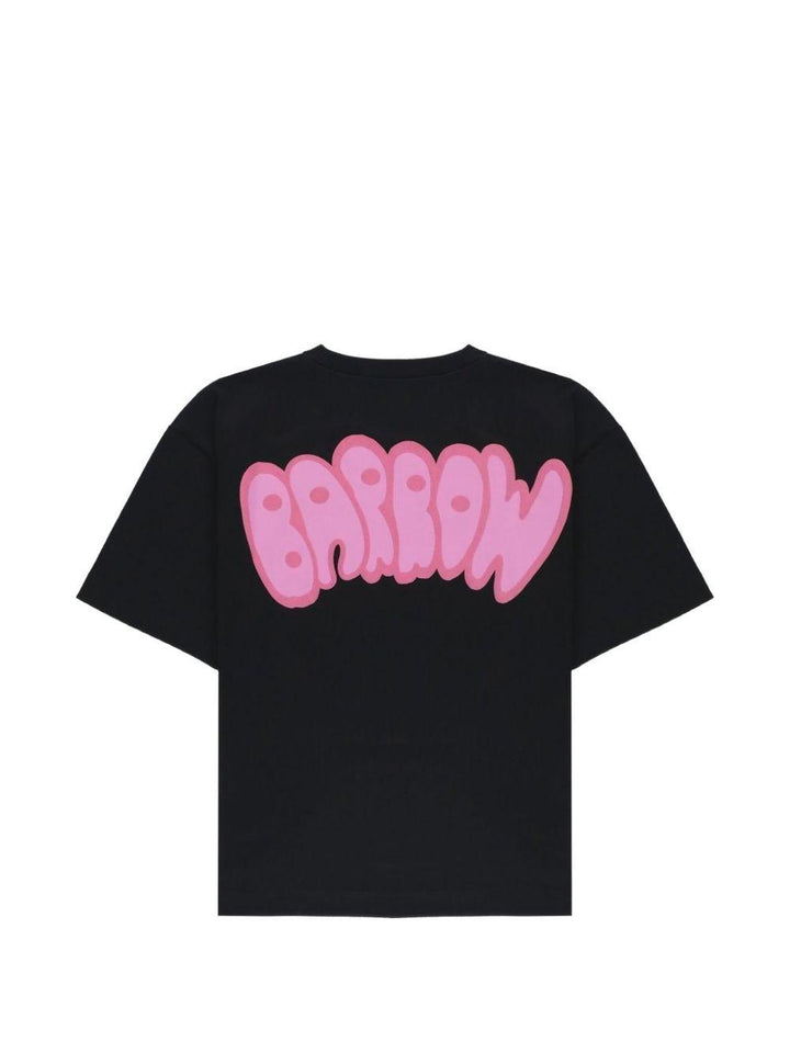 T-shirt nera per bambino S6BKJUTH007 110/02 Barrow Kids 