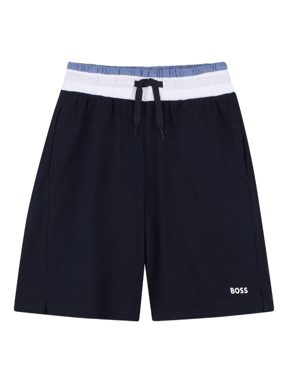 Completo bianco/azzurro per bambino J53006 849 Boss Kids 