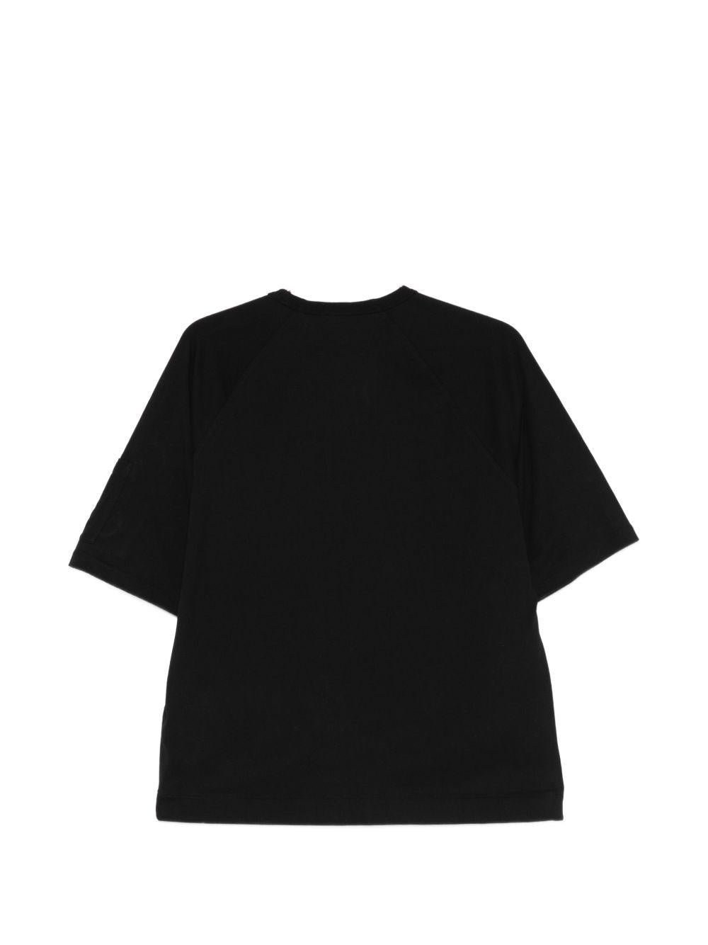 T-shirt nero per bambino CMM00RLAA17 60100 C.P Company Kids 