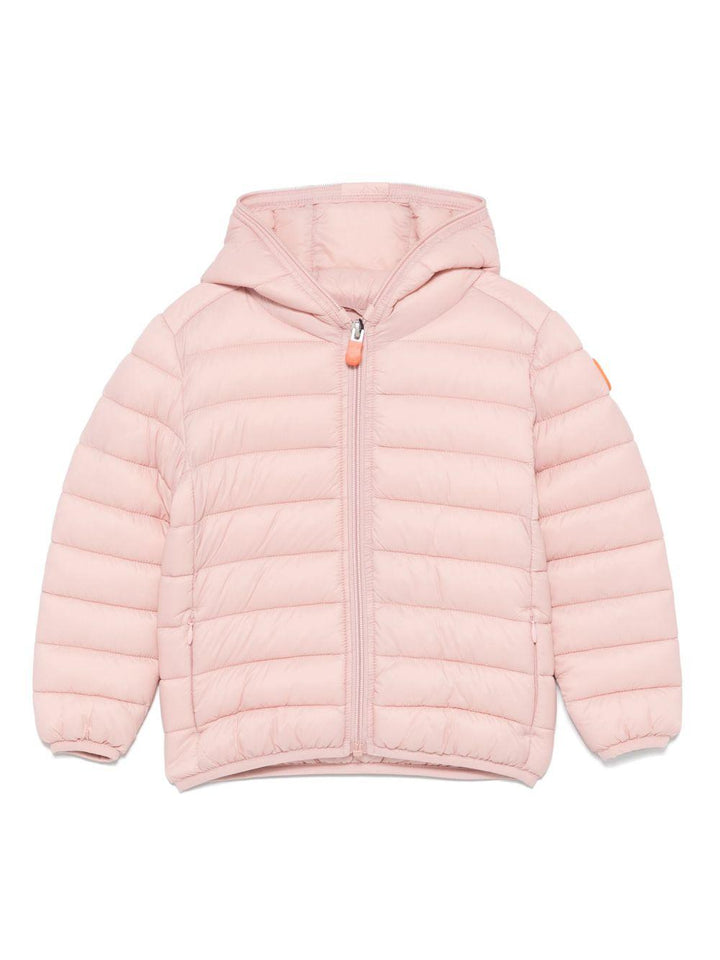 Giubbotto rosa chiaro per bambina J32310GGIGA20 80007 Save The Duck Kids 