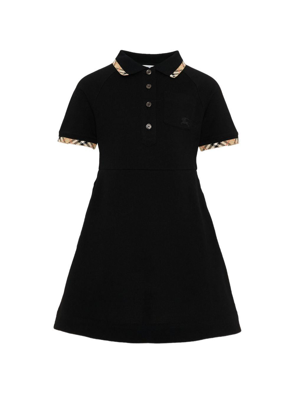 Abito nero per bambina 8126329 A1189 Burberry Kids 