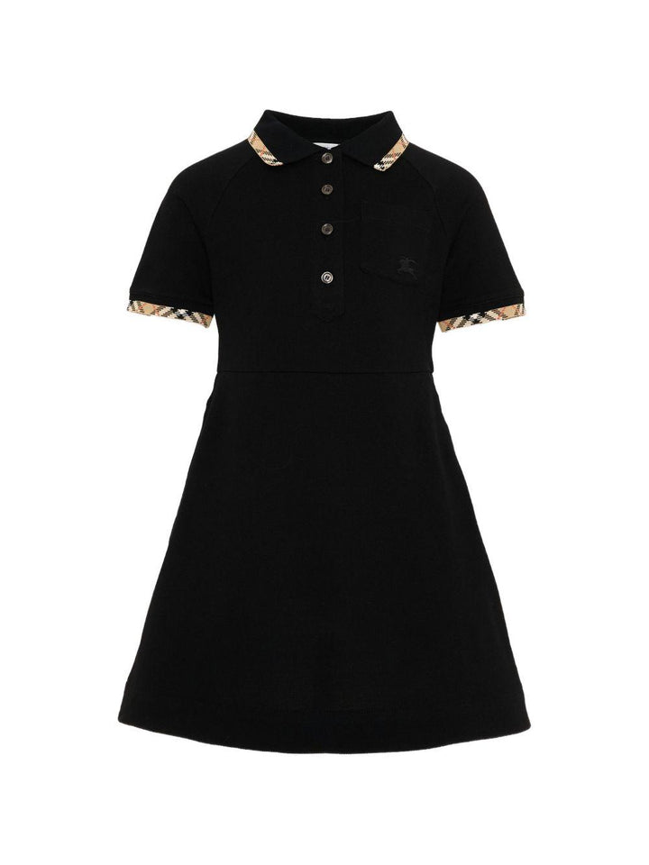 Abito nero per bambina 8126329 A1189 Burberry Kids 