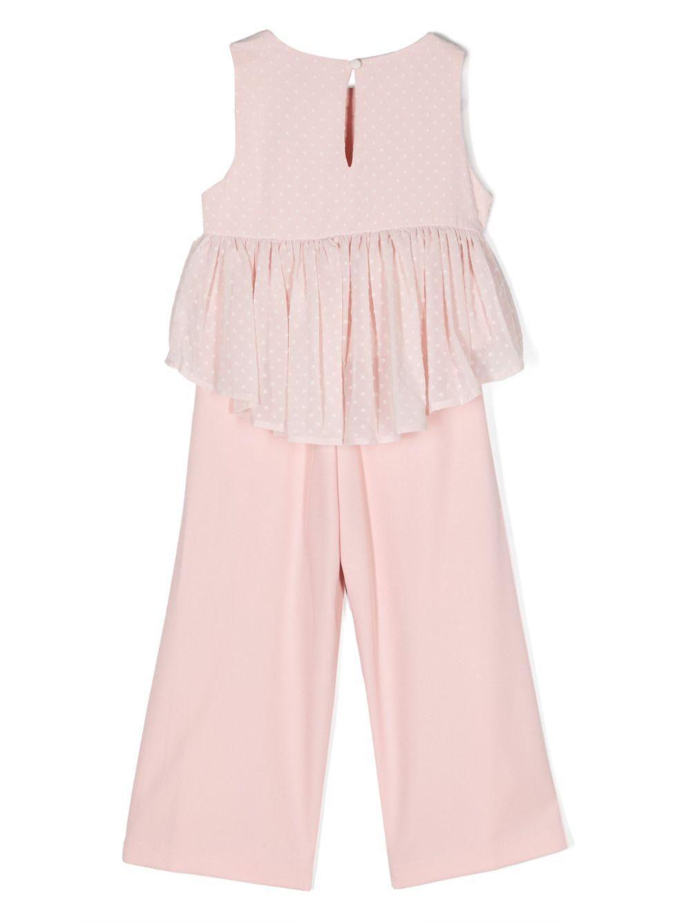 Completo elegante rosa per bambina