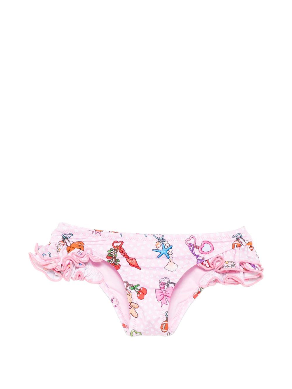 Costume rosa per bambina KELL001 00518L MC2 Saint Barth Kids 