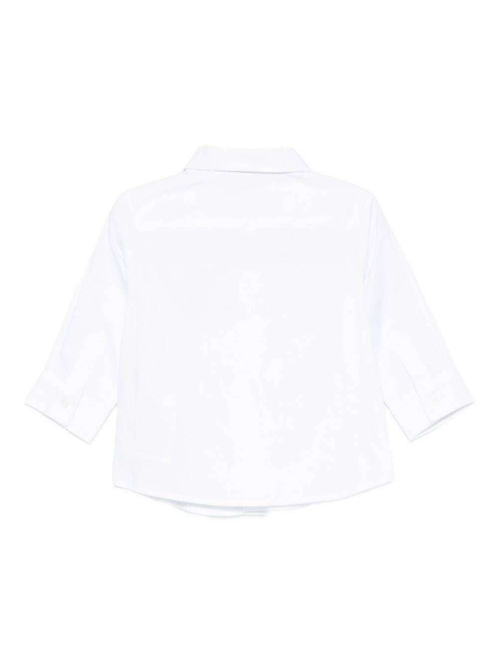 Camicia bianca per neonato M5C002LNE06 10101 Moschino Kids 