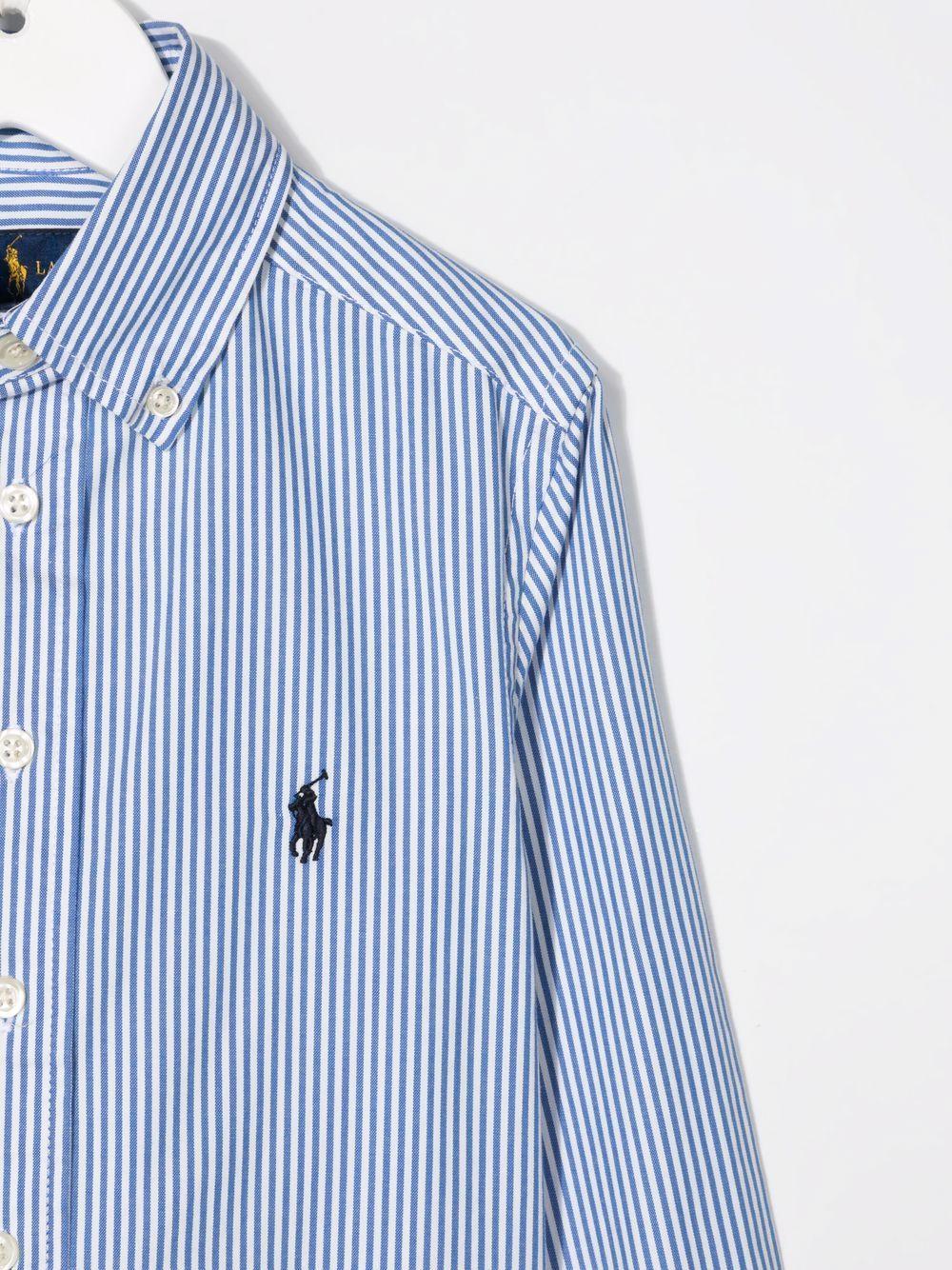 Camicia blu/bianca per bambino 323819240 001 Ralph Lauren Kids 