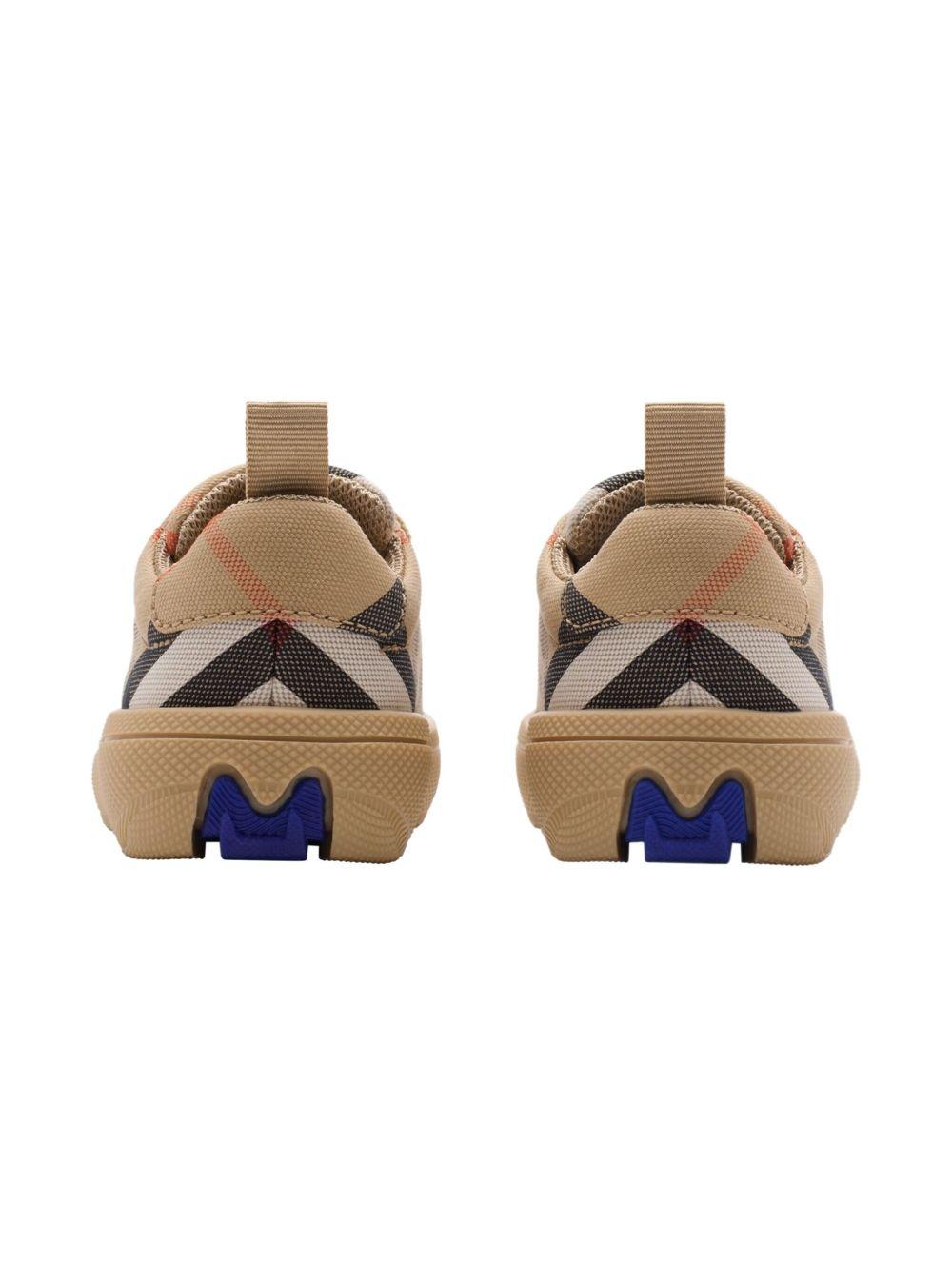 Sneakers beige sabbia per neonato 8108439 B9368 Burberry Kids 