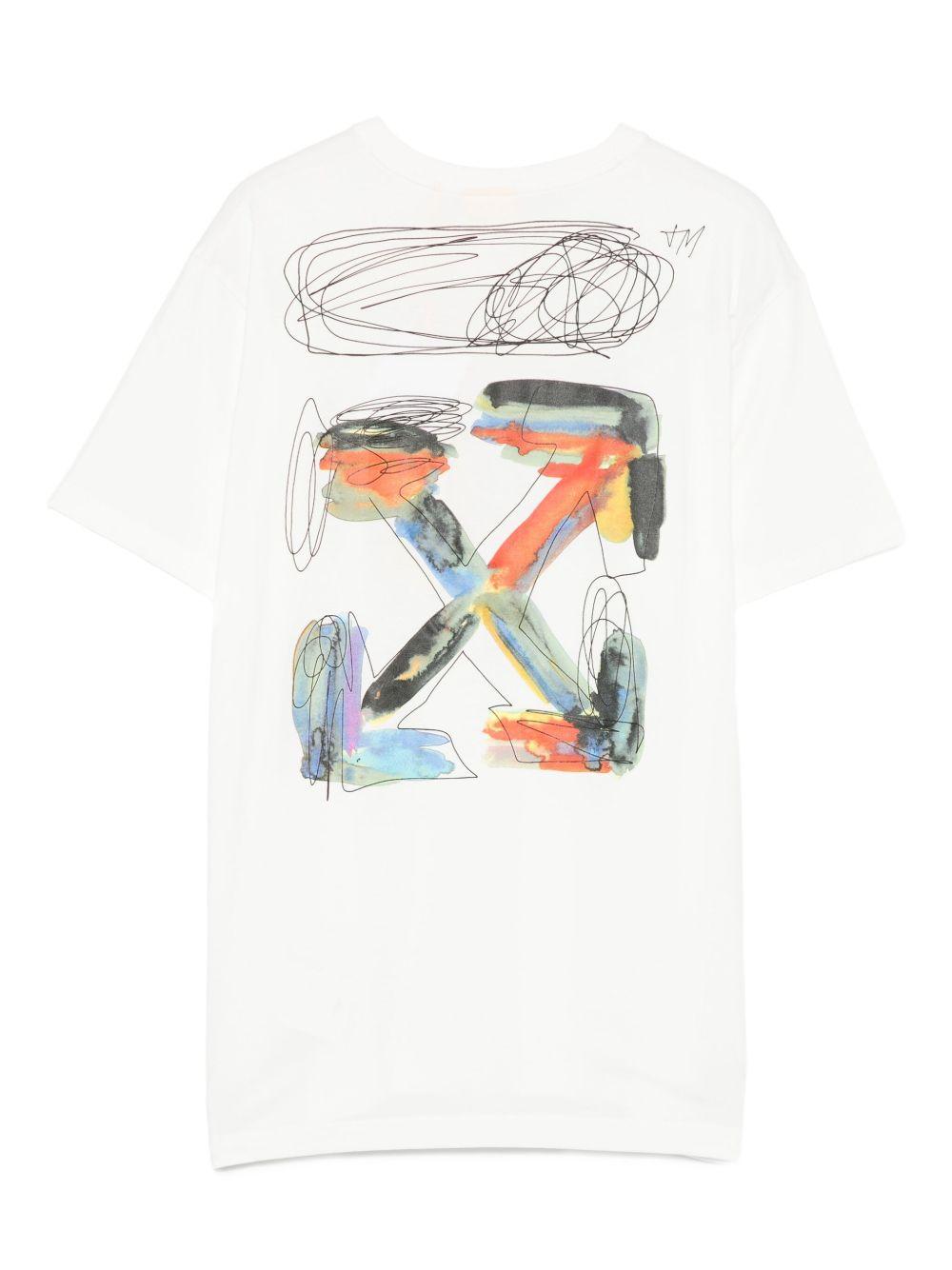 T-shirt bianco per bambino OBAA002F25JER009 0184 Off White Kids 