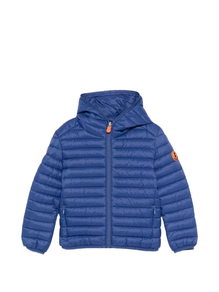 Giubbotto blu eclissi per bambino J30650BGIGA22 90025 Save The Duck Kids 