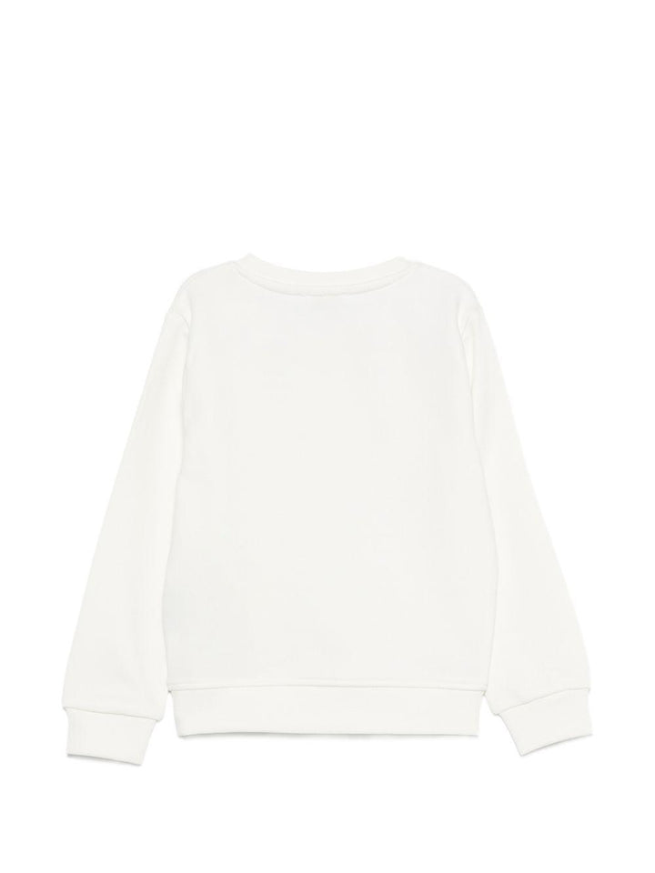 Felpa bianca per bambino TIP26084FEK O-W Trussardi Kids 