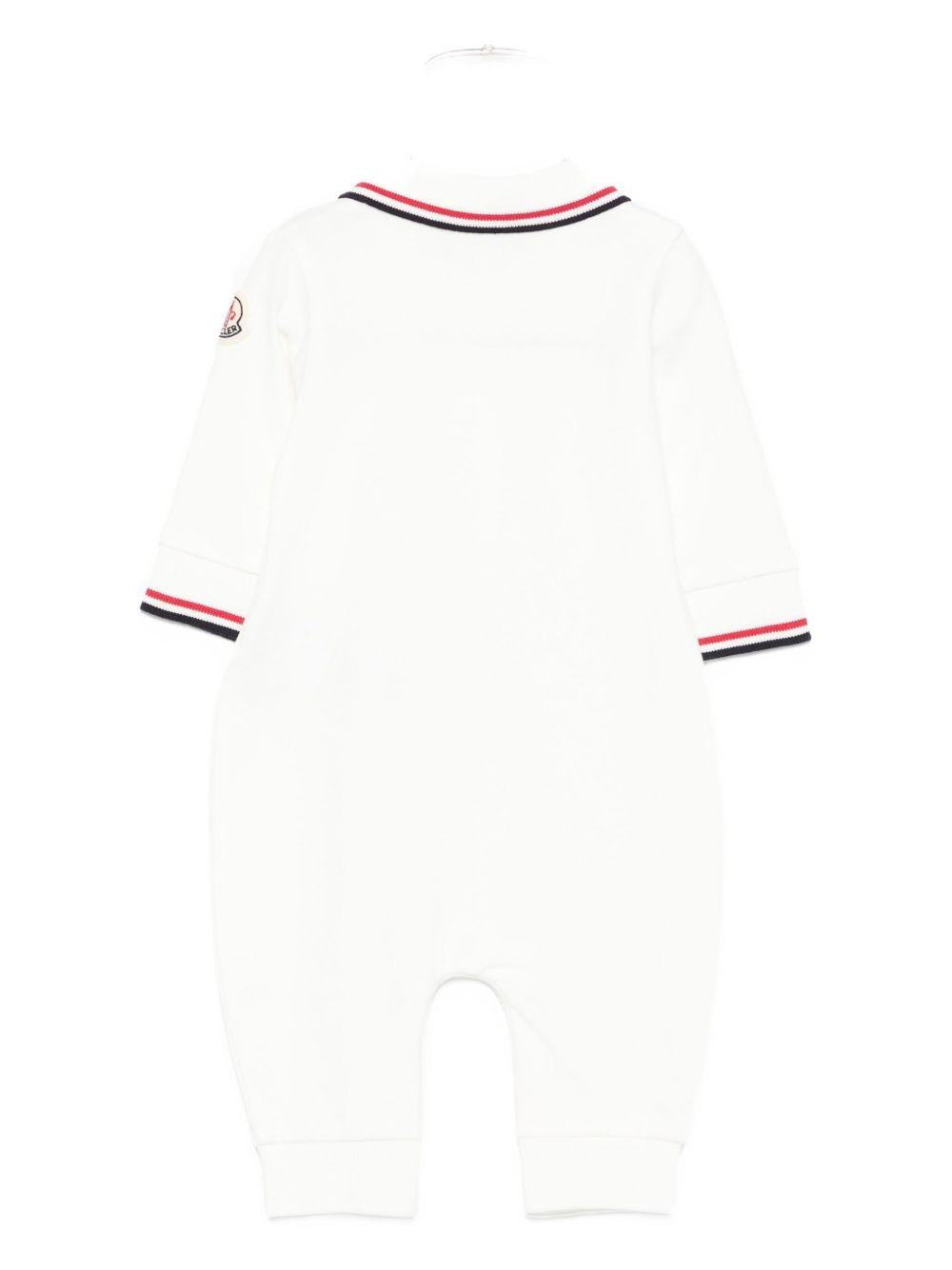 Tutina bianca per neonata 9518L0001189AL2 034 Moncler Kids 