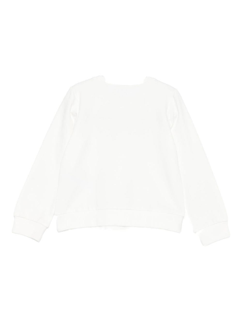 Felpa bianca per bambina KF5001F0724 10602 Liu Jo 
