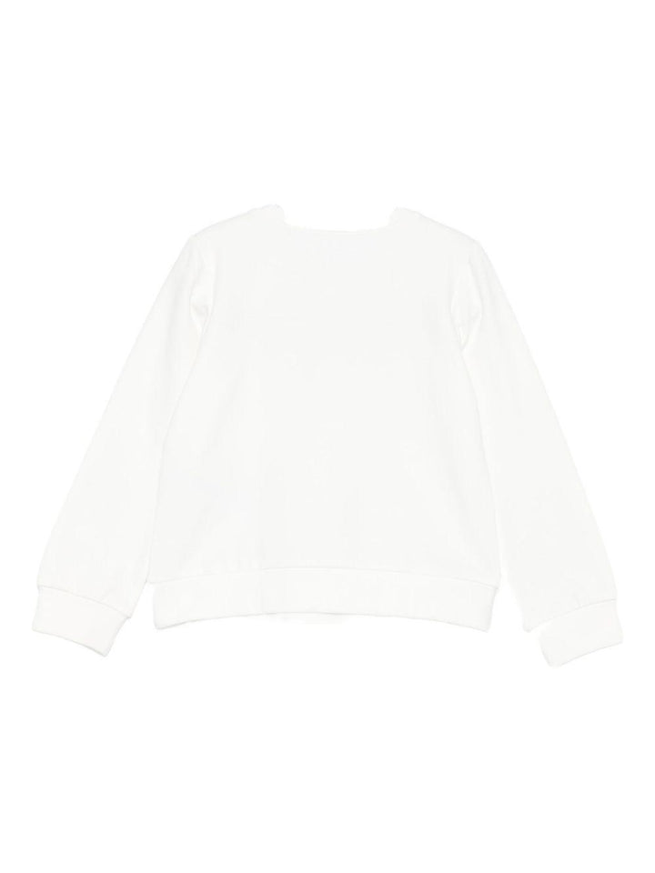 Felpa bianca per bambina KF5001F0724 10602 Liu Jo 